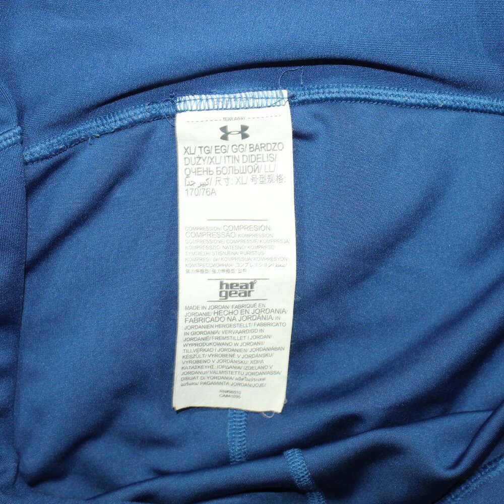 Under Armour Heat Gear Womens XL Blue Knee Length Athletic Yoga Pants - Picture 4 of 5